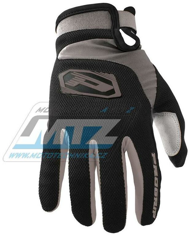 Obrázek produktu Rukavice motokros PROGRIP 4010-187 - černo-šedé - velikost XXL PG4010-187-2X