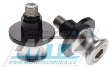 Obrázek produktu Rolny zadní kyvné vidlice pro stojan - závit M10x1,25 - stříbrné 84-1245496-10