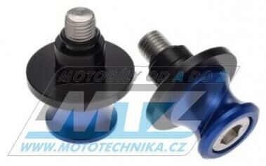 Obrázek produktu Rolny zadní kyvné vidlice pro stojan - závit M10x1,25 - modré 84-1245496-03