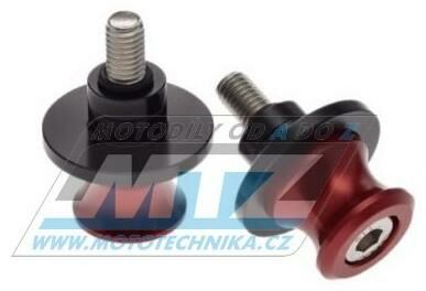 Obrázek produktu Rolny zadní kyvné vidlice pro stojan - závit M8 - červené 84-1225495-04