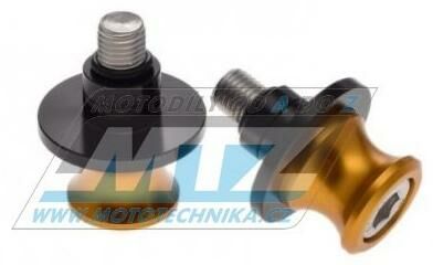 Obrázek produktu Rolny zadní kyvné vidlice pro stojan - závit M10x1,50 - zlaté 84-1215497-11