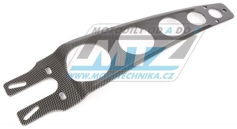 Obrázek produktu Držák/Výztuha předního blatníku hliníková - carbon 84-VÝZTUHA-12