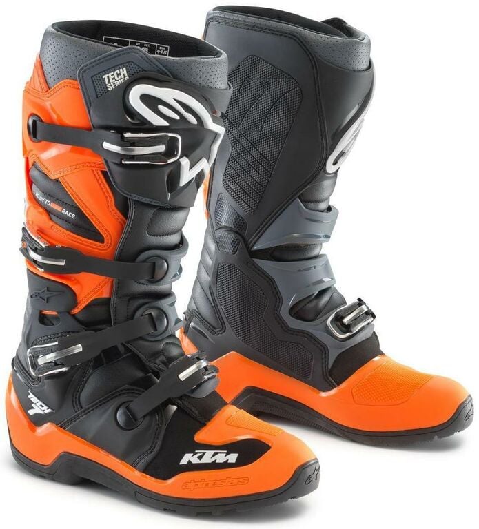 Obrázek produktu boty ALPINESTARS TECH 7 MX, KTM (černá/oranžová, vel. 45,5) NEMÁ