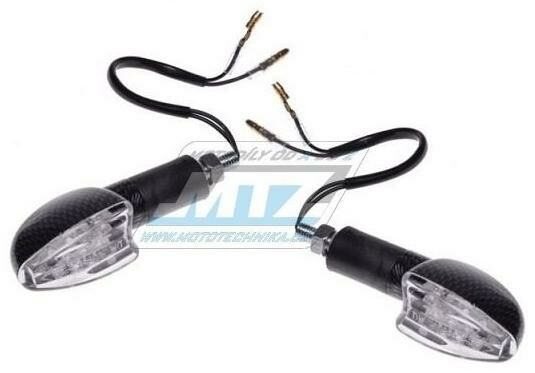 Obrázek produktu Blinkry (LED 12V) - barva carbon s čirým krycím sklem 84-MIR9998