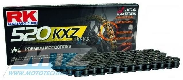 Obrázek produktu Řetěz RK 520 KXZ (114čl) - netěsněný/bezkroužkový Ř520KXZ114