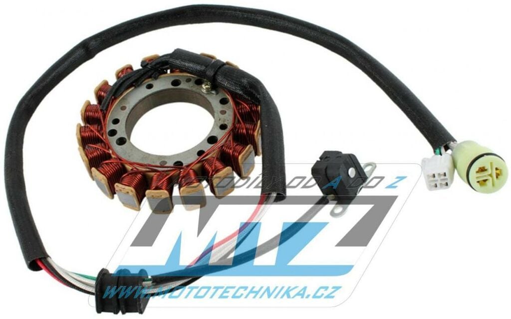 Obrázek produktu Stator generátoru se snímačem otáček pro Yamaha YFM400 Kodiak+Grizzly + YFM450 Kodiak+Wolverine+Grizzly + YFM660 Grizzly + YXR660 Rhino AR340-58007
