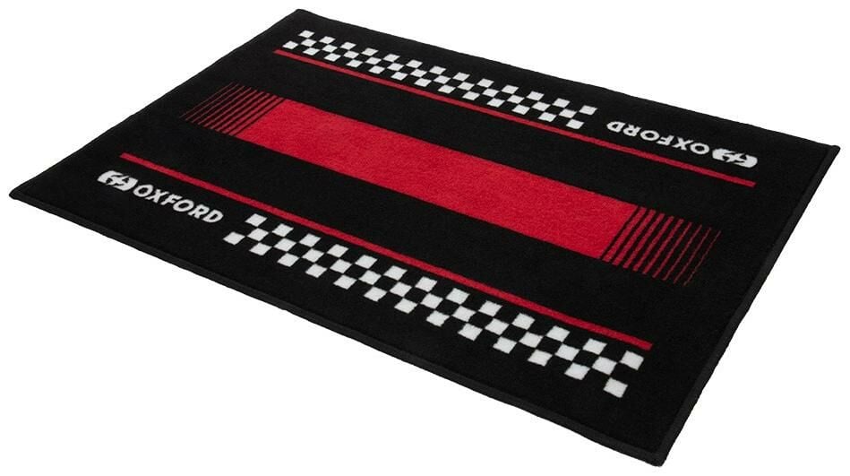 Obrázek produktu rohožka před vstupní dveře PITLANE RED, OXFORD (červená/černá, rozměr 90 x 60 cm) OX930