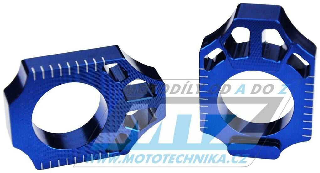 Obrázek produktu Dorazy osy zadního kola SCAR - Yamaha YZF250 / 12-24 + YZF450 / 10-24 - modré ZE935342-SCAR