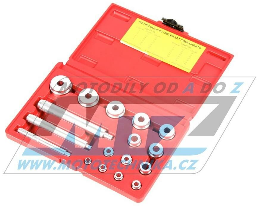 Obrázek produktu Sada přípravků pro montáž ložisek a pouzder (14 rozměrů) 84-27022