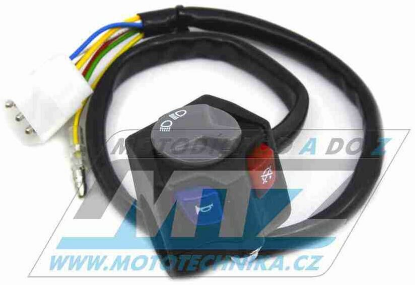 Obrázek produktu Přepínač sdružený světel/houkačka/chcípák - verze KTM EXC / 16-23 + Husqvarna + Gas-Gas 468-00004A