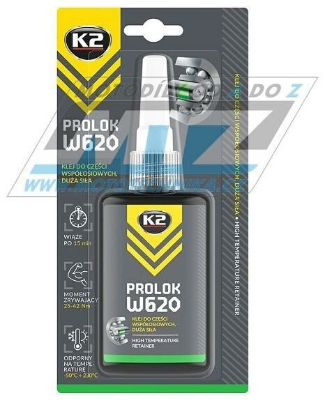 Obrázek produktu Lepidlo (fixátor) ložisek a válcových dílů - K2-PROLOK 620 (obsah 50ml) K2B620