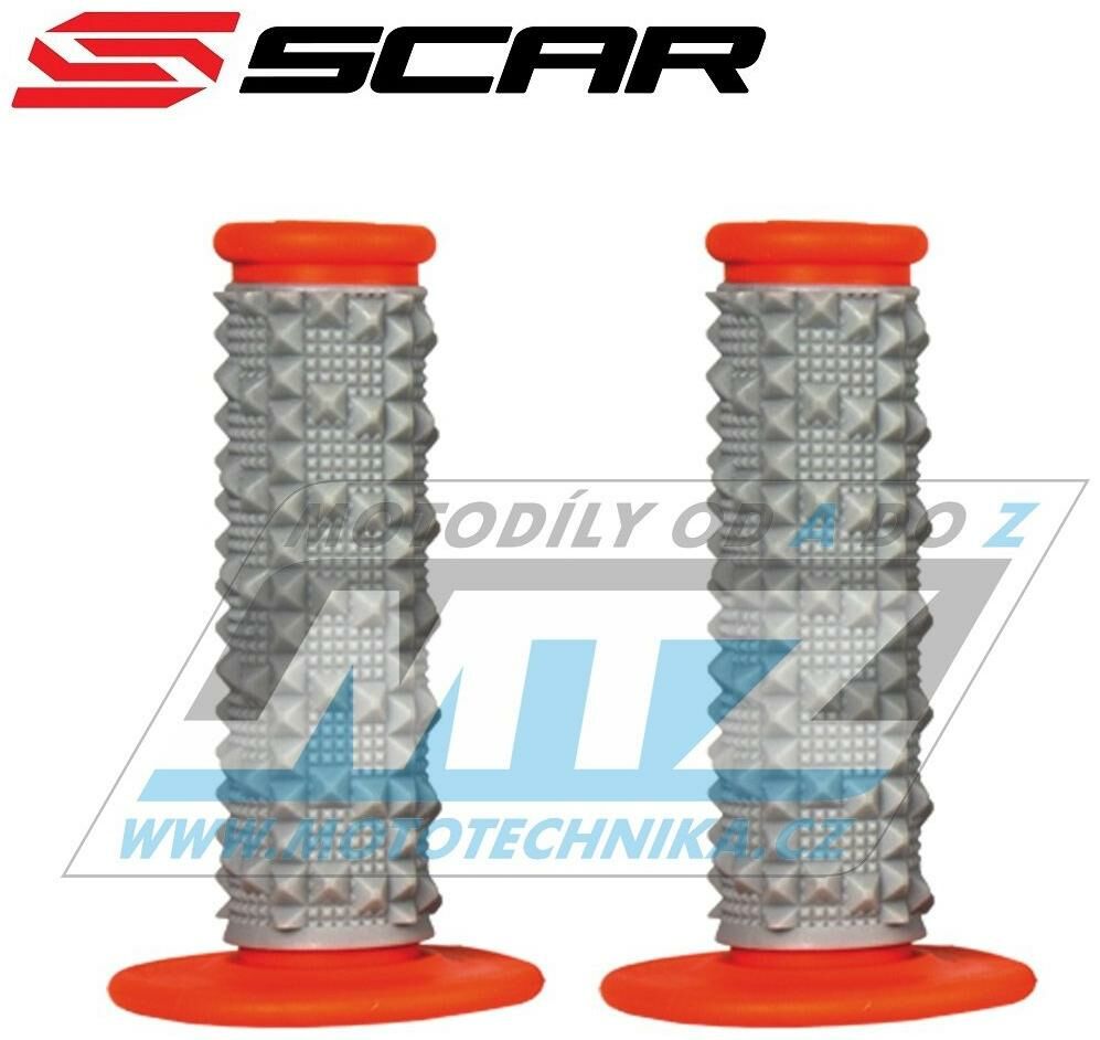 Obrázek produktu Rukojeti/Gripy Scar X2R Grips Dual Compound - oranžové SRGDDOR-07