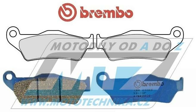 Obrázek produktu Destičky brzdové Brembo (originál Brembo Genuine Parts) - směs Ceramic Carbon TT DP617-BREMTT