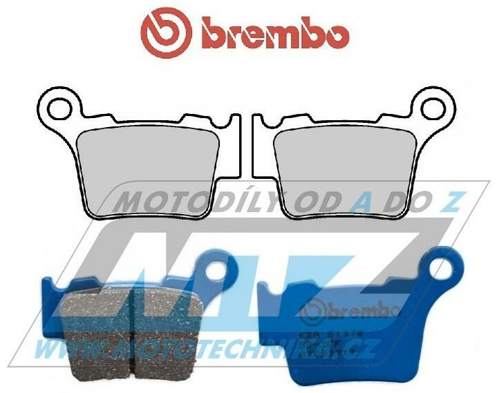 Obrázek produktu Destičky brzdové Brembo (originál Brembo Genuine Parts) - směs Ceramic Carbon TT DP935-BREMTT