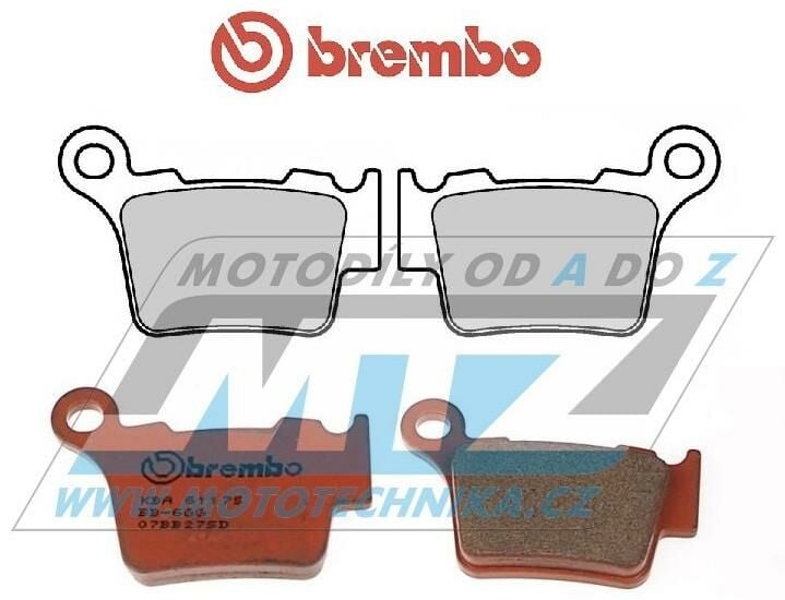 Obrázek produktu Destičky brzdové Brembo (originál Brembo Genuine Parts) - směs Sinter SD DP935-BREMSD