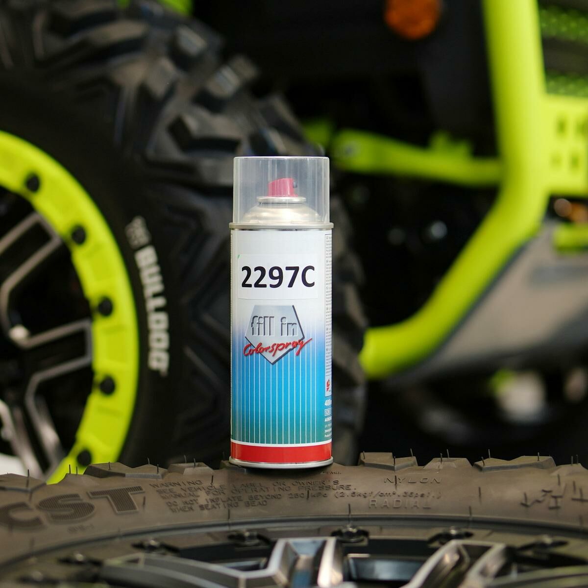 Obrázek produktu Color spray green 2297C (opravný sprej na rámy Segway) spray-2297C