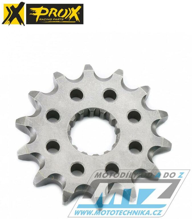 Obrázek produktu Kolečko řetězové (pastorek) 0558-13zubů ProX 07.FS21002-13 - Yamaha YZ85 + DT125R+DT125RE+DT125X+DT200R + TZR80+TZR125+TDR125 + XVS125 Drag Star+XVS250 Drag Star + Derbi GPR125 + Kawasaki BX125 Ninja+ 95-0558-13-PR