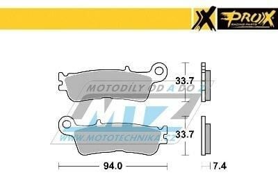 Obrázek produktu Destičky brzdové DP703 - PROX 37.180302 DP703-PROX