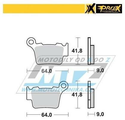 Obrázek produktu Destičky brzdové DP935 - PROX 37.202302 DP935-PROX