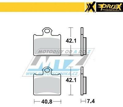 Obrázek produktu Destičky brzdové DP508 - PROX 37.289102 DP508-PROX