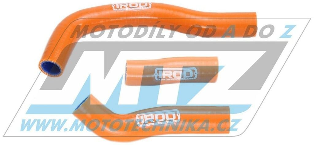 Obrázek produktu Hadice chladiče KTM 450SXF / 07-12 - oranžové (sada 3ks) IR010043