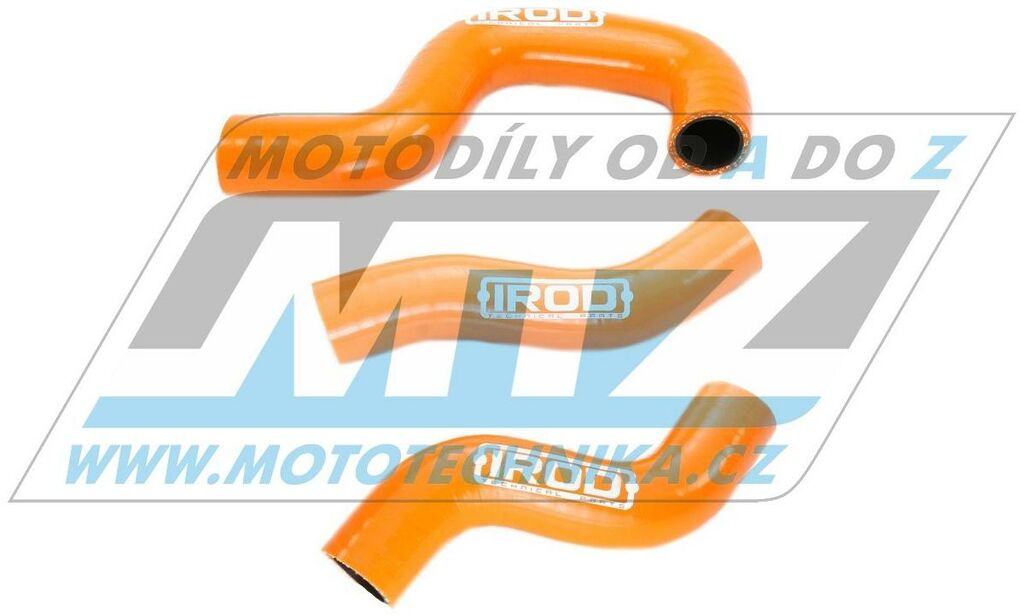 Obrázek produktu Hadice chladiče KTM 450SXF / 13-15 + 450SMR - oranžové (sada 3ks) IR010059