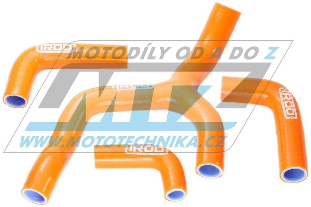 Obrázek produktu Hadice chladiče KTM 250EXCF + 350EXCF / 13-15 - oranžové (sada 4ks) IR010087