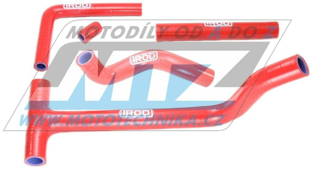 Obrázek produktu Hadice chladiče Beta (2takt) RR250+RR300 / 20-22 - červené (sada 5ks) IR010134
