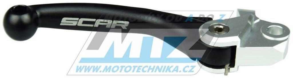 Obrázek produktu Páčka brzdy SCAR FACTORY (výklopná) - Yamaha YZ125+YZ250 / 08-22 + YZF250+YZF450 / 07-22 + WRF250+WRF450 + Kawasaki KXF250+KXF450 - černá L9B-006-SCAR