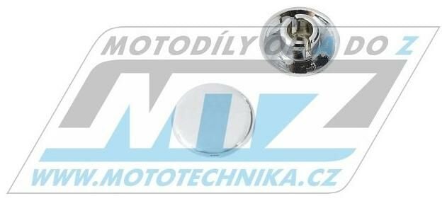 Obrázek produktu Krytka šroubu imbus ROUND - pro otvor 6mm - barva stříbrná 85-12610-6MM