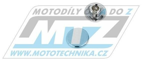 Obrázek produktu Krytka šroubu imbus ROUND - pro otvor 5mm - barva stříbrná/chromová 85-12510-5MM