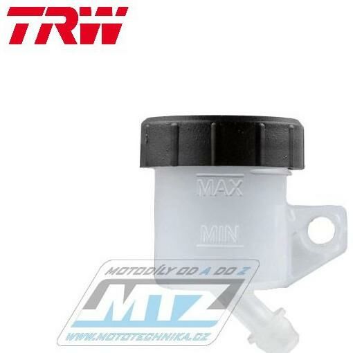 Obrázek produktu Nádobka brzdové kapaliny s bočním vývodem 15ml plastová LUMCZ531PLAST
