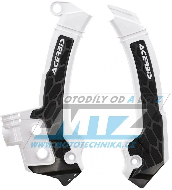 Obrázek produktu Kryty rámu Husqvarna TC125+TC250 + FC250+FC350+FC450 / 23-24 + TE+FE / 24 - barva bílo-černá AC0025337.237