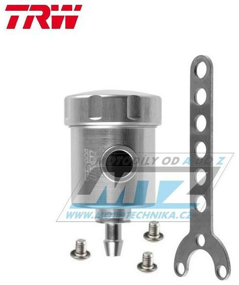 Obrázek produktu Nádobka brzdové kapaliny přímá s držákem 15ml - stříbrná LUMCZ530C