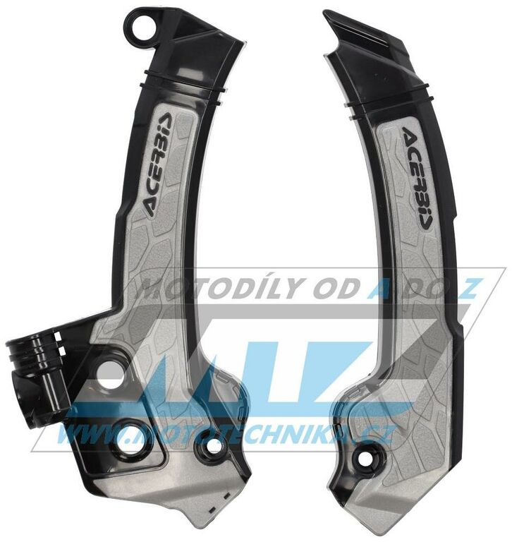 Obrázek produktu Kryty rámu Husqvarna TC125+TC250 + FC250+FC350+FC450 / 23-24 + TE+FE / 24 - barva černo-šedá AC0025337.319