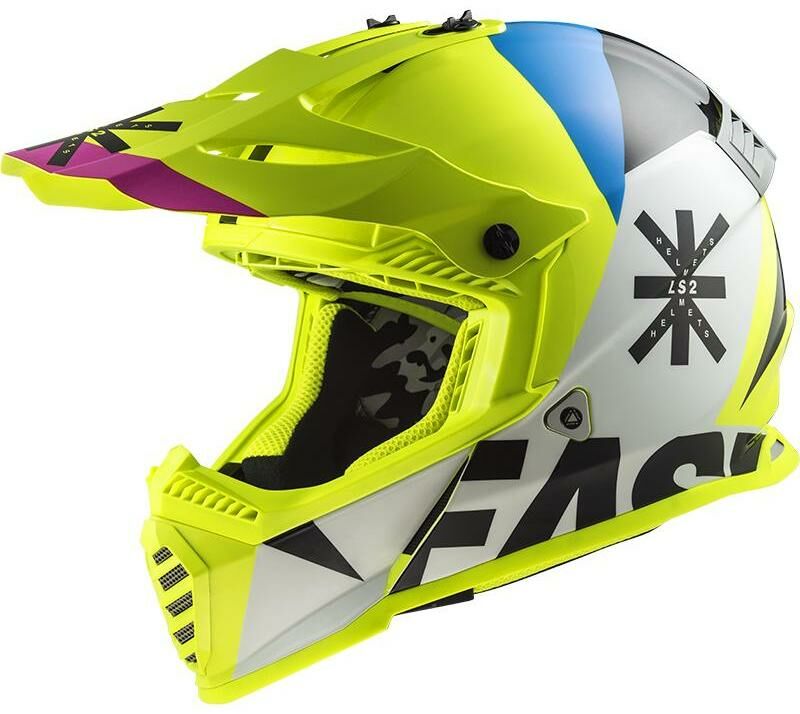 Obrázek produktu LS2 MX437 FAST EVO HEAVY WHITE H-V YELLOW 404374254-MASTER