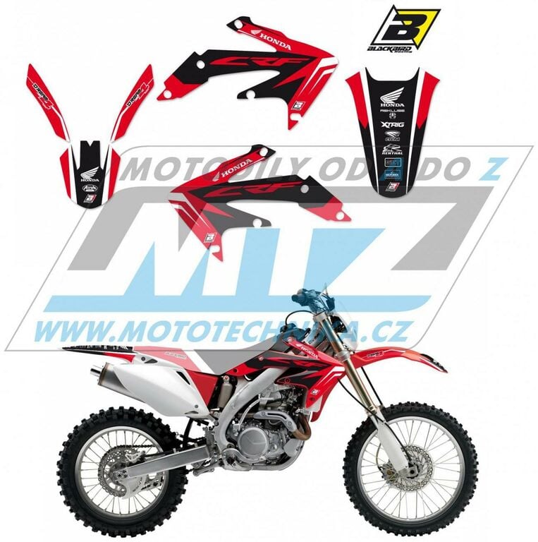 Obrázek produktu Polepy na motocykl (sada polepů Dream) Honda CRF450X / 04-16 - typ polepů Dream4 BB2143N