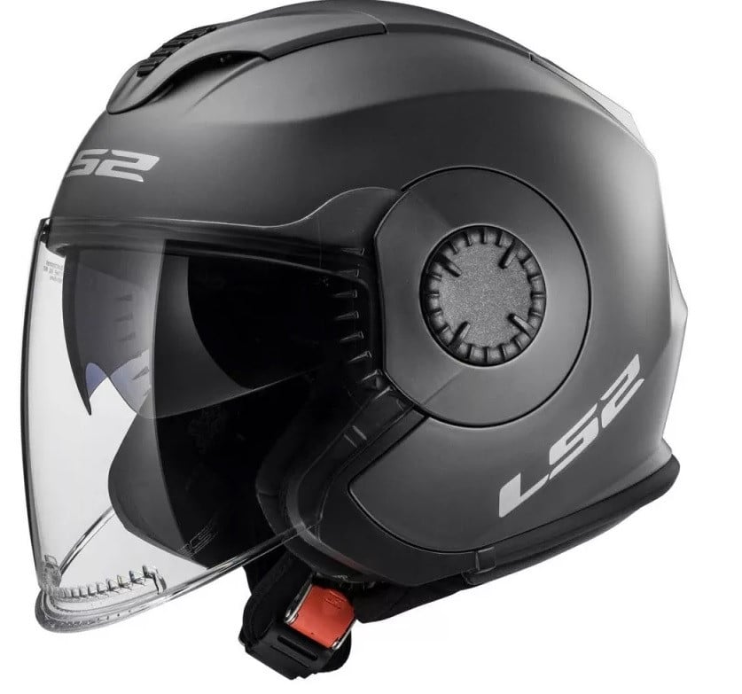 Obrázek produktu Otevřená moto helma LS2 VERSO titanová matná  Vel: XXL Výprodej zboží