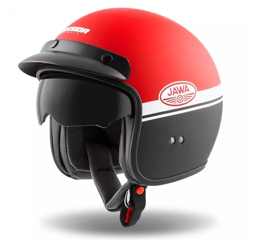 Obrázek produktu Otevřená moto helma CASSIDA OXYGEN OHC červená/černá/bílá  Vel: L Výprodej zboží