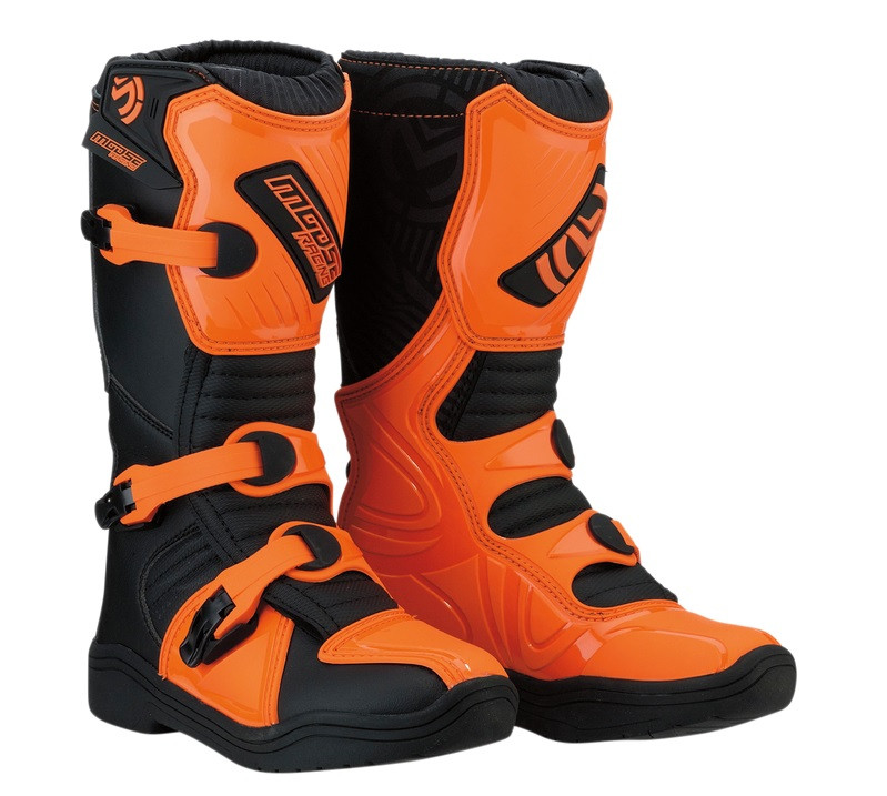 Obrázek produktu Dětské motokrosové boty MOOSE RACING M1.3  černá/oranžová  Vel: 40 Výprodej zboží