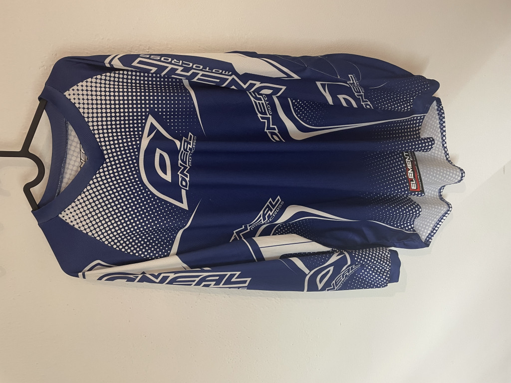 Obrázek produktu Motokrosový dres ONEAL ELEMENT modrá/bílá  Vel: M Výprodej zboží