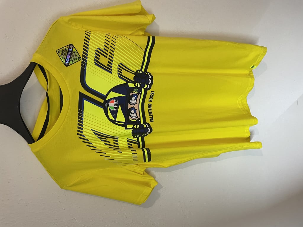 Obrázek produktu Pánské triko VALENTINO ROSSI žluté  Vel: XL výprodej zboží