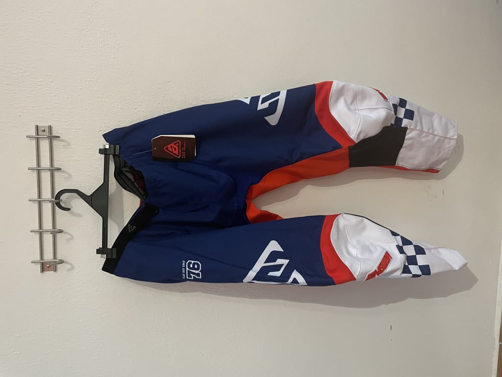 Obrázek produktu Pánské motokrosové kalhoty Answer Arkon modrá/bílá/červená  Vel: 40 Výprodej zboží