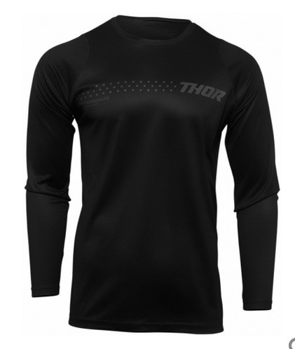 Obrázek produktu Pánský dres THOR JERSEY černý  Vel: L Výprodej zboží