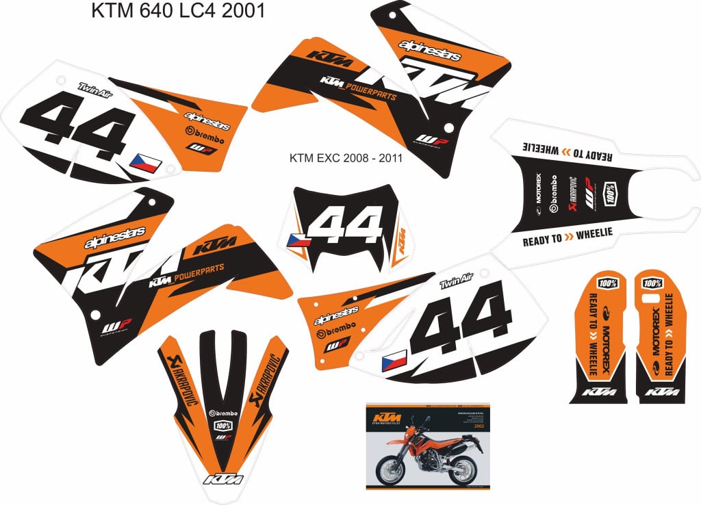 Obrázek produktu MX Motopolepy na zakázku motokros / enduro 6
