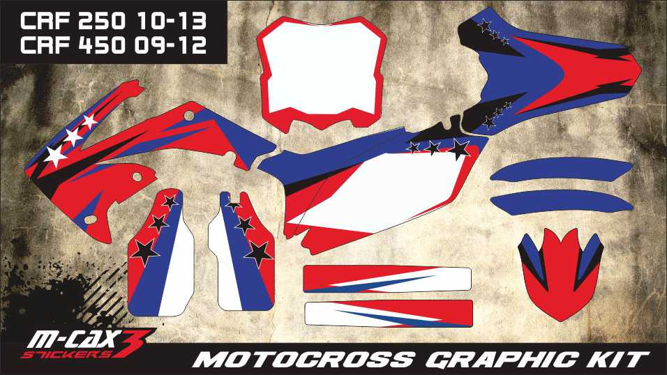 Obrázek produktu MX Motopolepy na zakázku Honda motokros / enduro 33