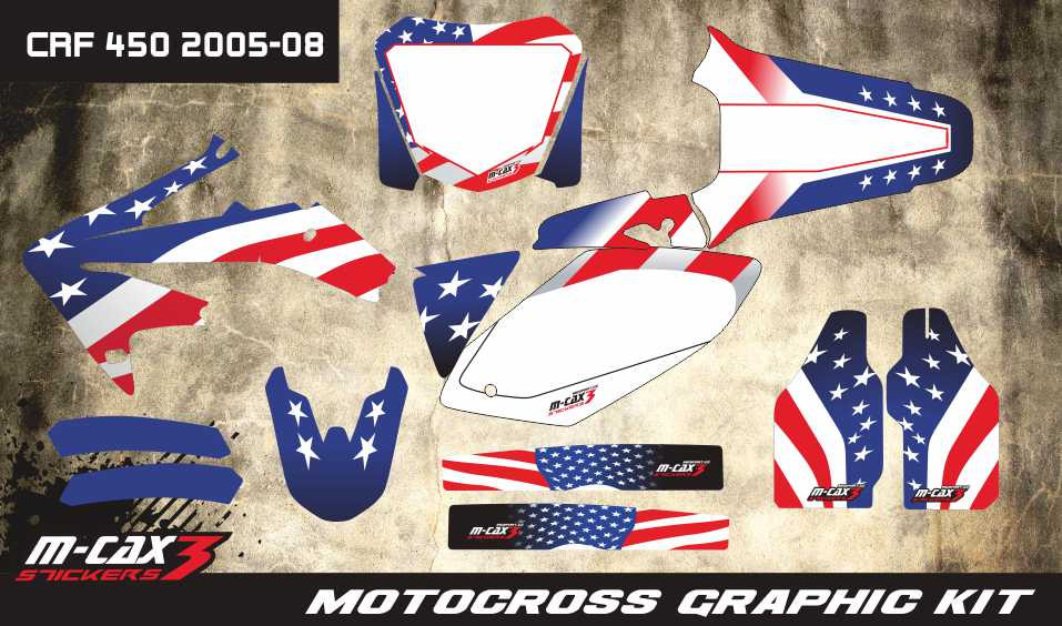 Obrázek produktu MX Motopolepy na zakázku Honda motokros / enduro 34