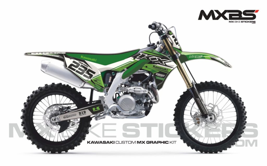 Obrázek produktu MX motopolepy na zakázku Kawasaki motokros / enduro 5
