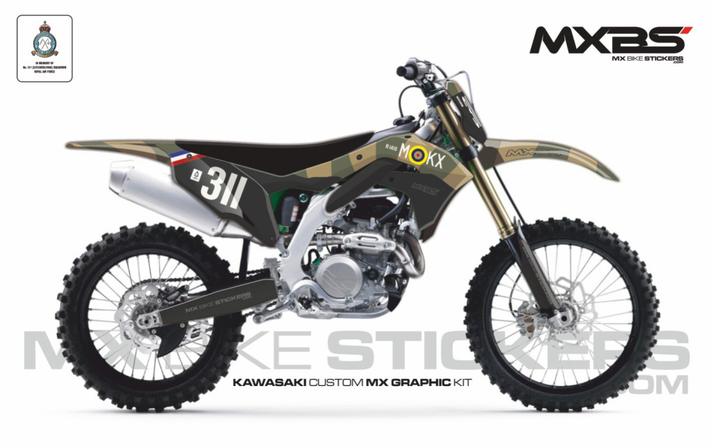 Obrázek produktu MX motopolepy na zakázku Kawasaki motokros / enduro 11