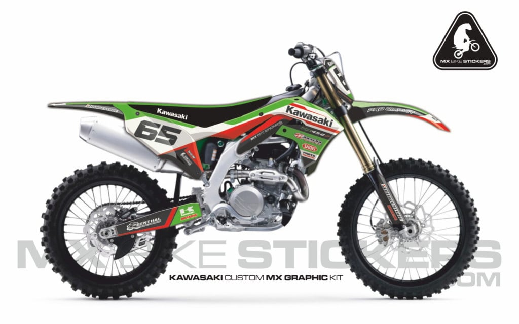 Obrázek produktu MX motopolepy na zakázku Kawasaki motokros / enduro 16